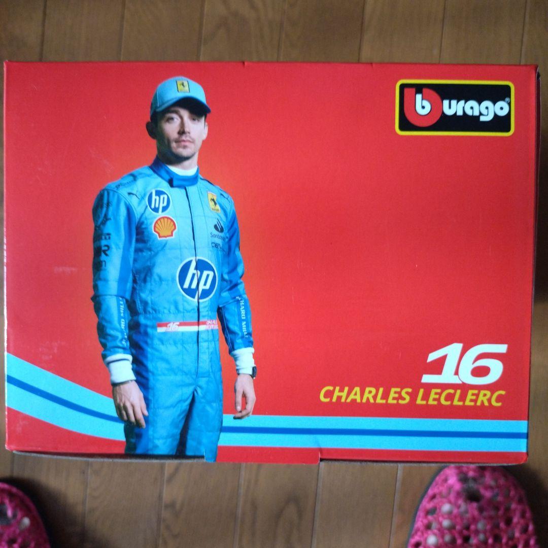 ミニカー Burago SF-23 Charles Leclerc 1/18