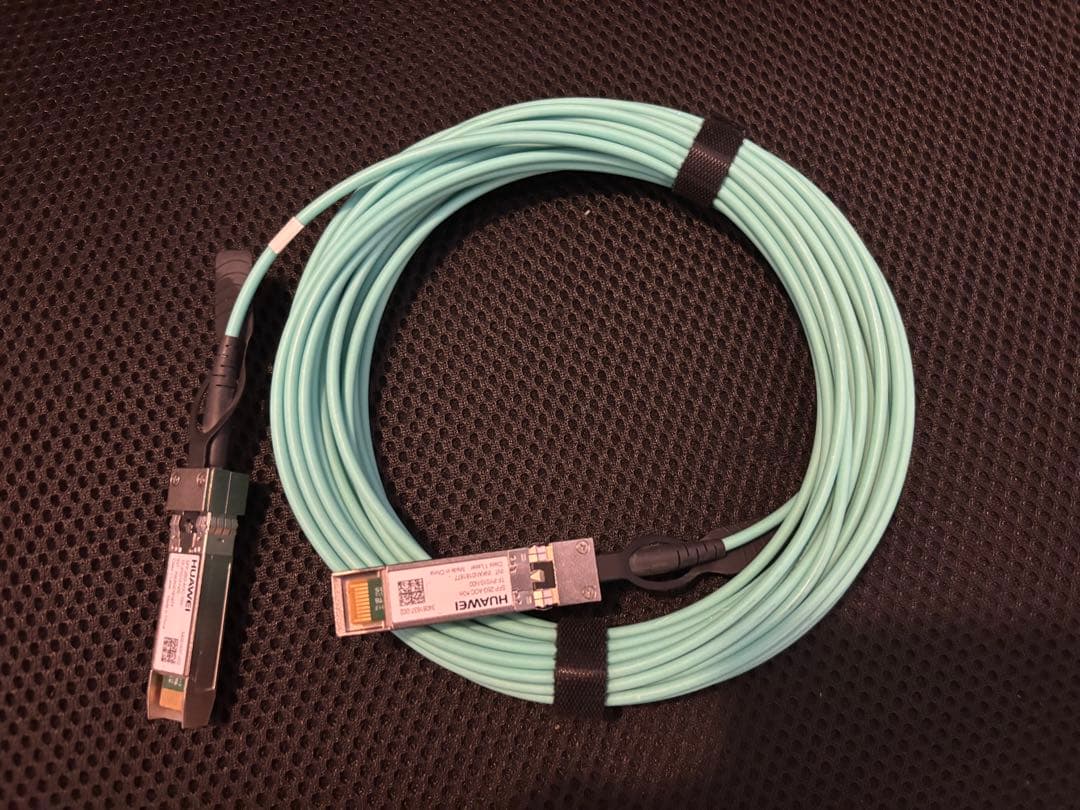 ConnectX-4 25GbE/10GbE +25G AOCケーブル　2セット