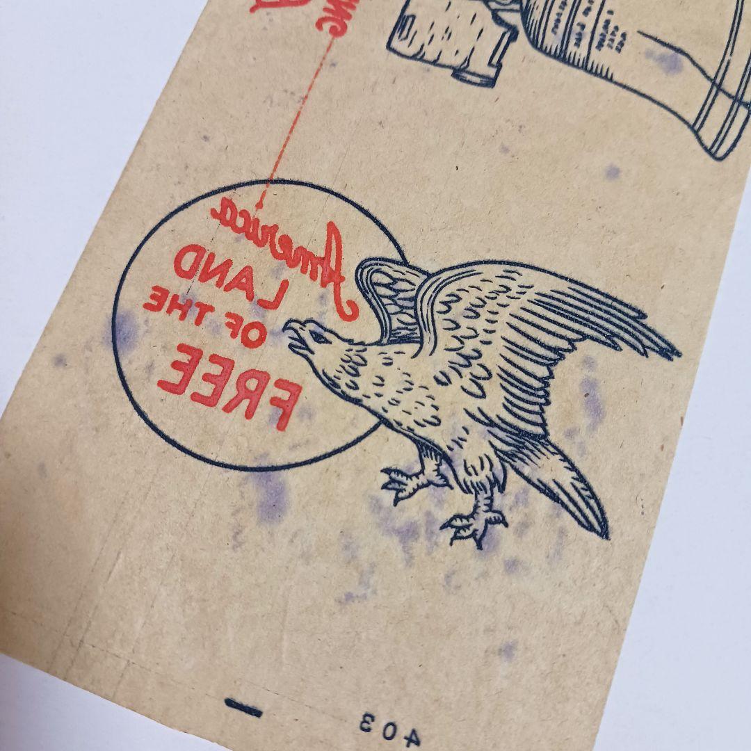 1940s アメリカ自由 鷲 鐘 ビンテージ転写紙 アイロンプリント