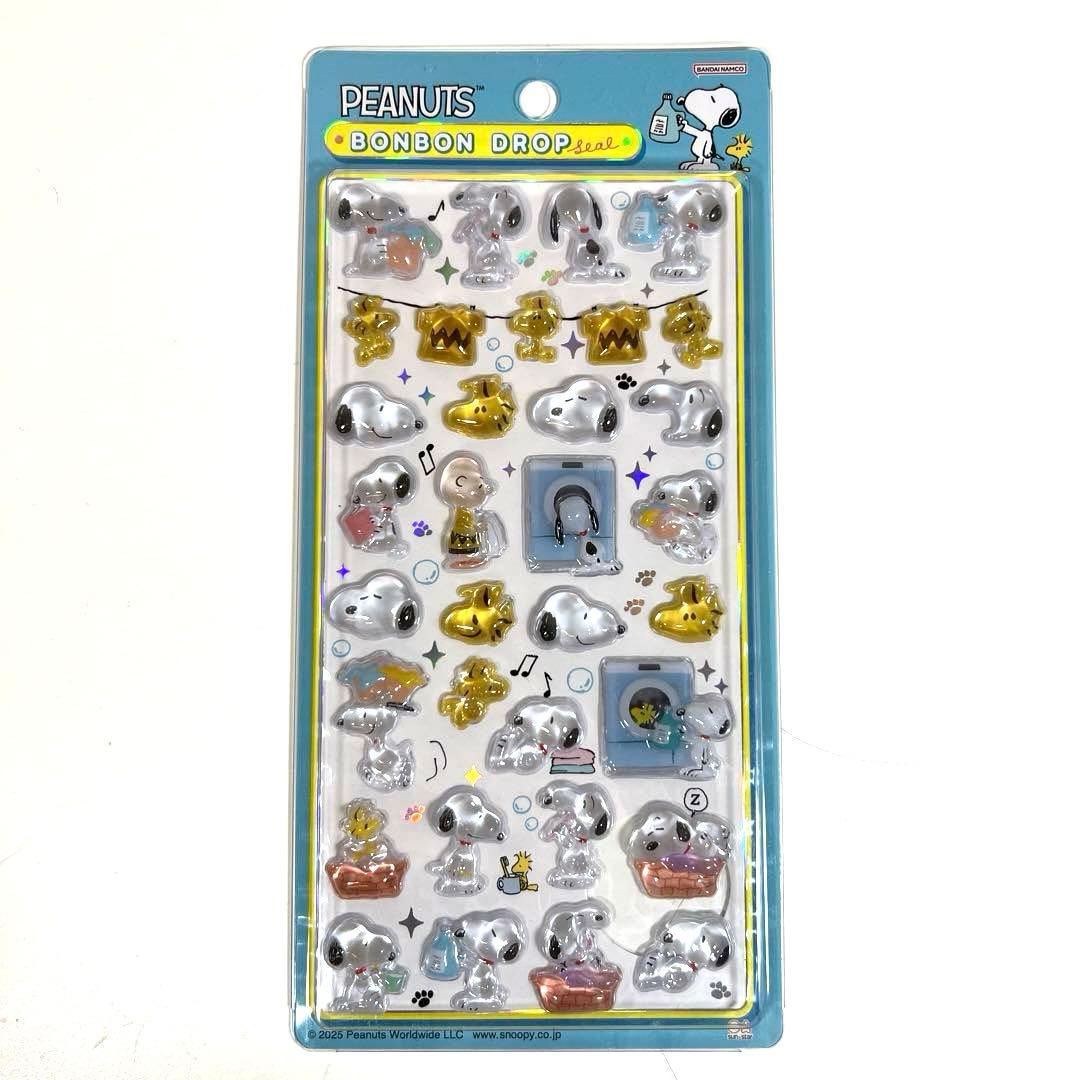 【正規品】ボンボンドロップシール　スヌーピー　4種類　コンプリート