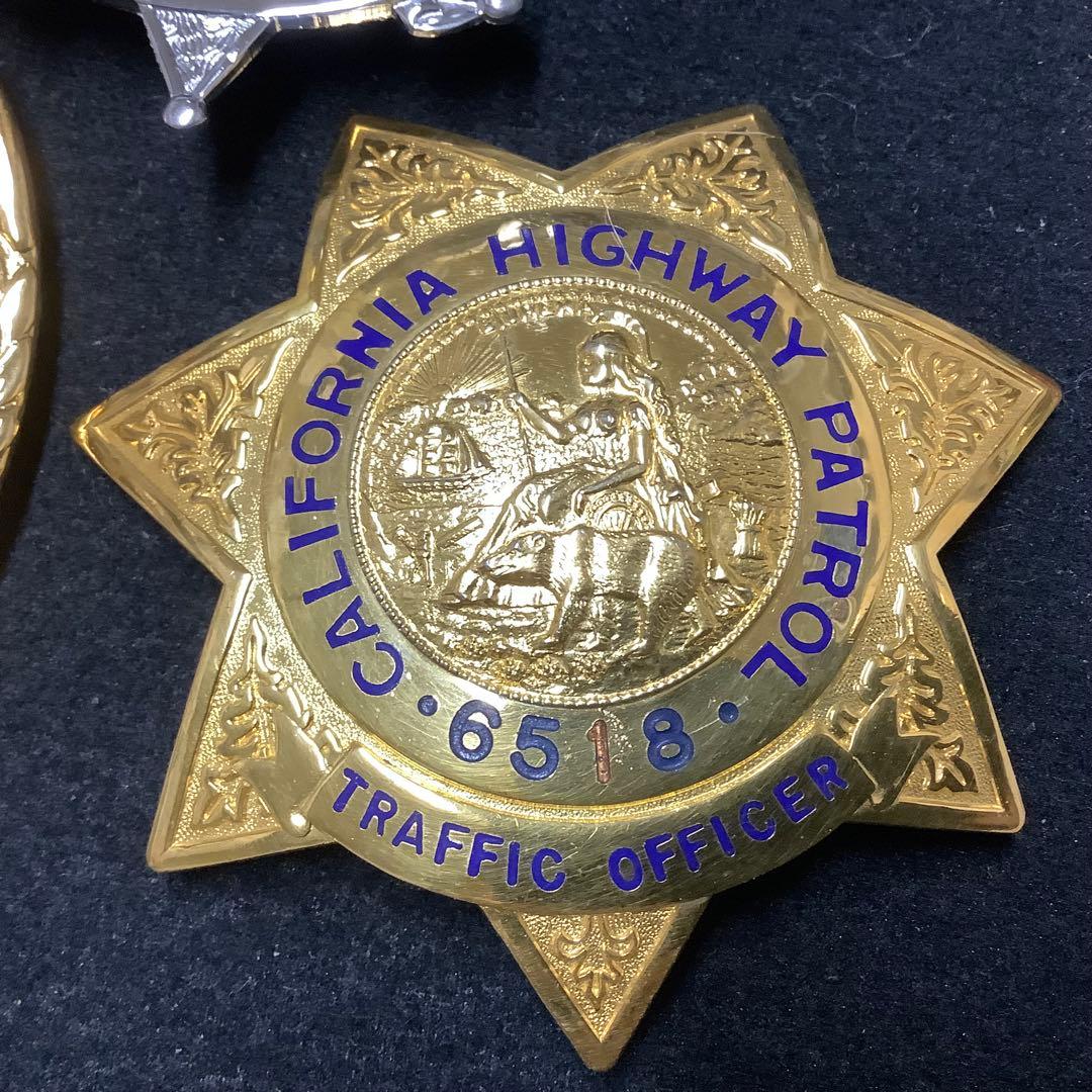 【ビンテージコレクション】アメリカ USA 警察官 ポリスバッジ 3点セット