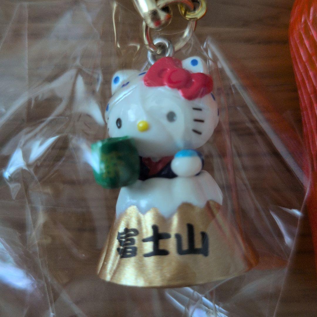 ハローキティ ストラップセット 富士山・みかん