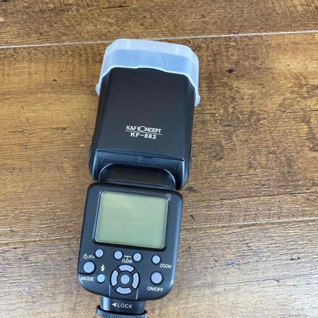 K&F CONCEPT KF-882 スピードライト フラッシュ ストロボ