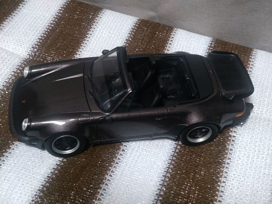 当時物　1/18 ミニカー　NOREV　ノレブ　ポルシェ911ターボ　カブリオレ